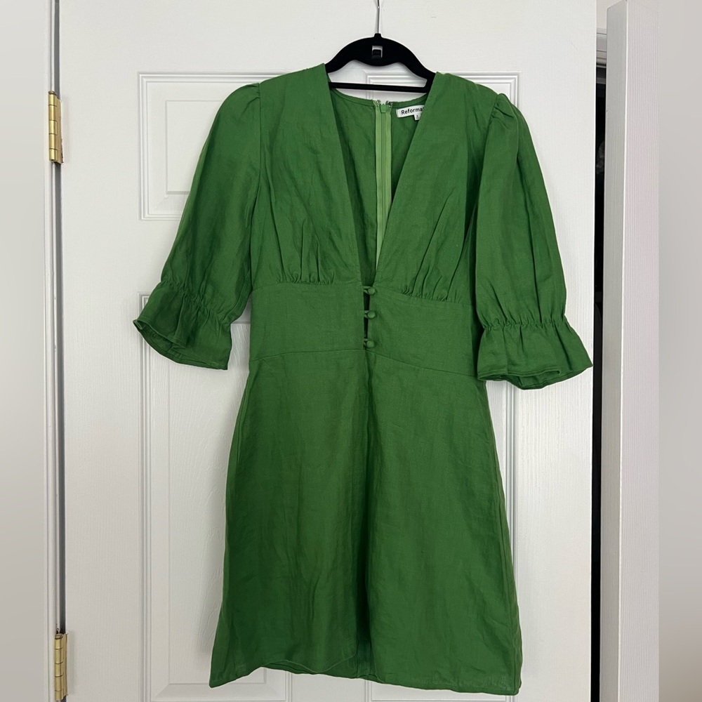 Reformation Similar Linen Dress